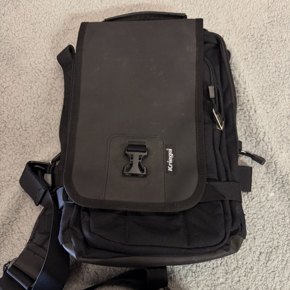KRIEGA Sling EDC Waterproof Messenger Bag Black Motorcycle Riding Travel
